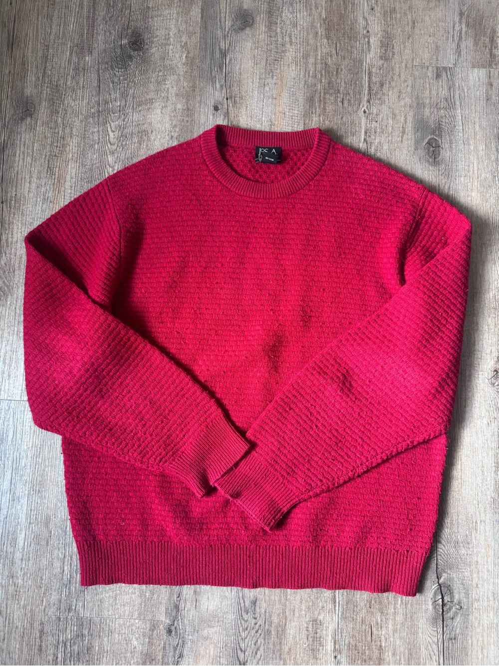 Men's Red wool Sweater
